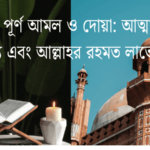ফজিলত পূর্ণ আমল ও দোয়া: আত্মার শান্তি, সাফল্য এবং আল্লাহর রহমত লাভের পথ